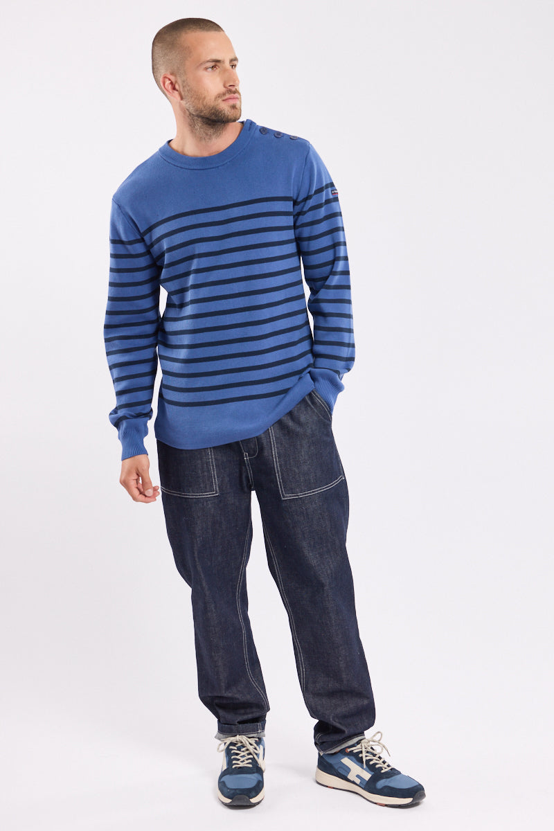pull-marin-ray-armor-lux-homme-coton-col-rond image 3