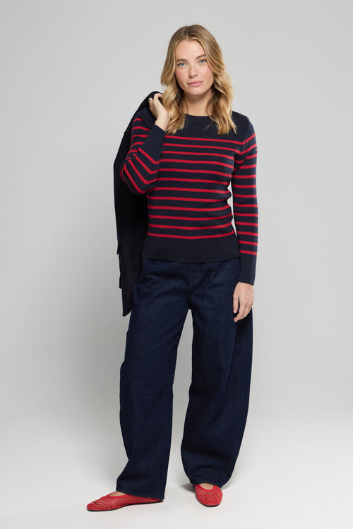 armor-lux-briac-pull-marin-ray-femme-100-laine-m-rinos image 4
