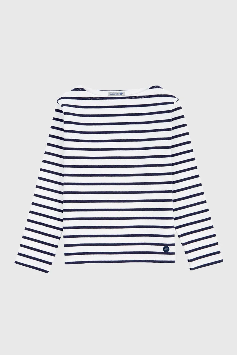 armor-lux-marini-re-loctudy-kids-manches-longues-coton image 1