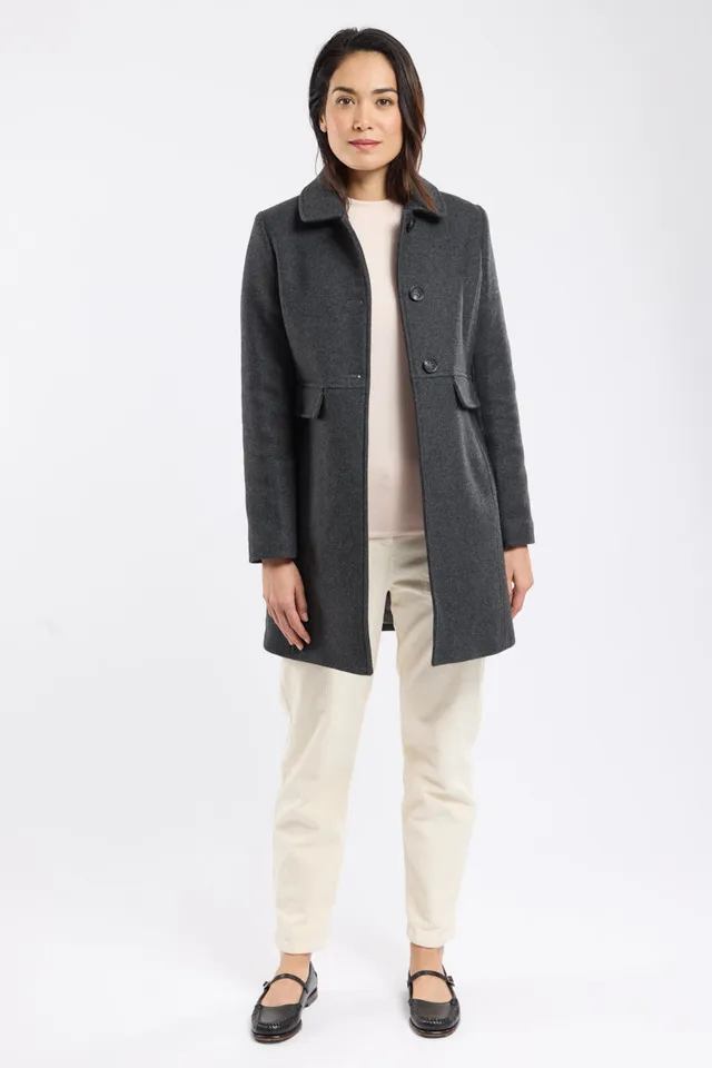 armor-lux-manteau-droit-femme-drap-de-laine image 1