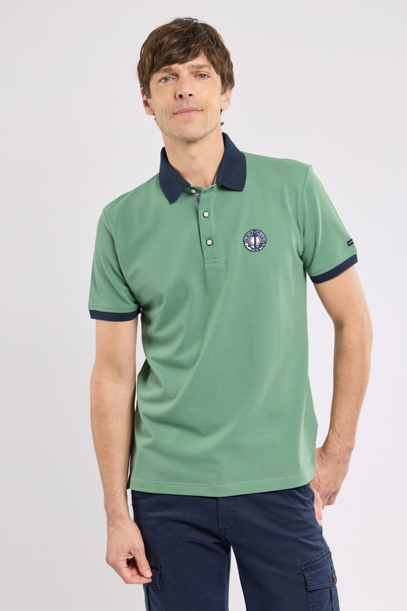armor-lux-polo-cusson-homme-polo-coton-piqu-manches-courtes image 1