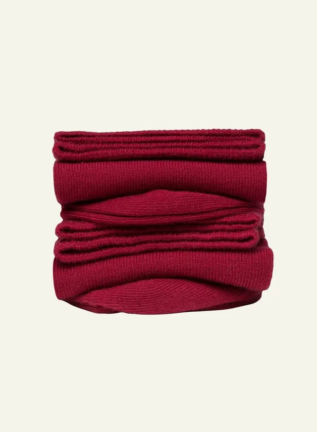 archiduchesse-de-ville-scarlett-o-lala-chaussettes-mi-hautes-coton-rouge image 1