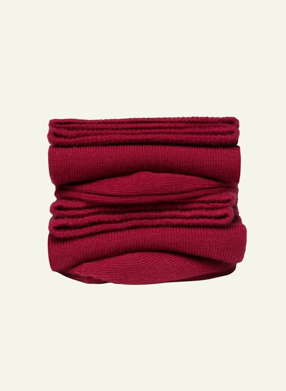 archiduchesse-de-ville-scarlett-o-lala-chaussettes-mi-hautes-coton-rouge image 1