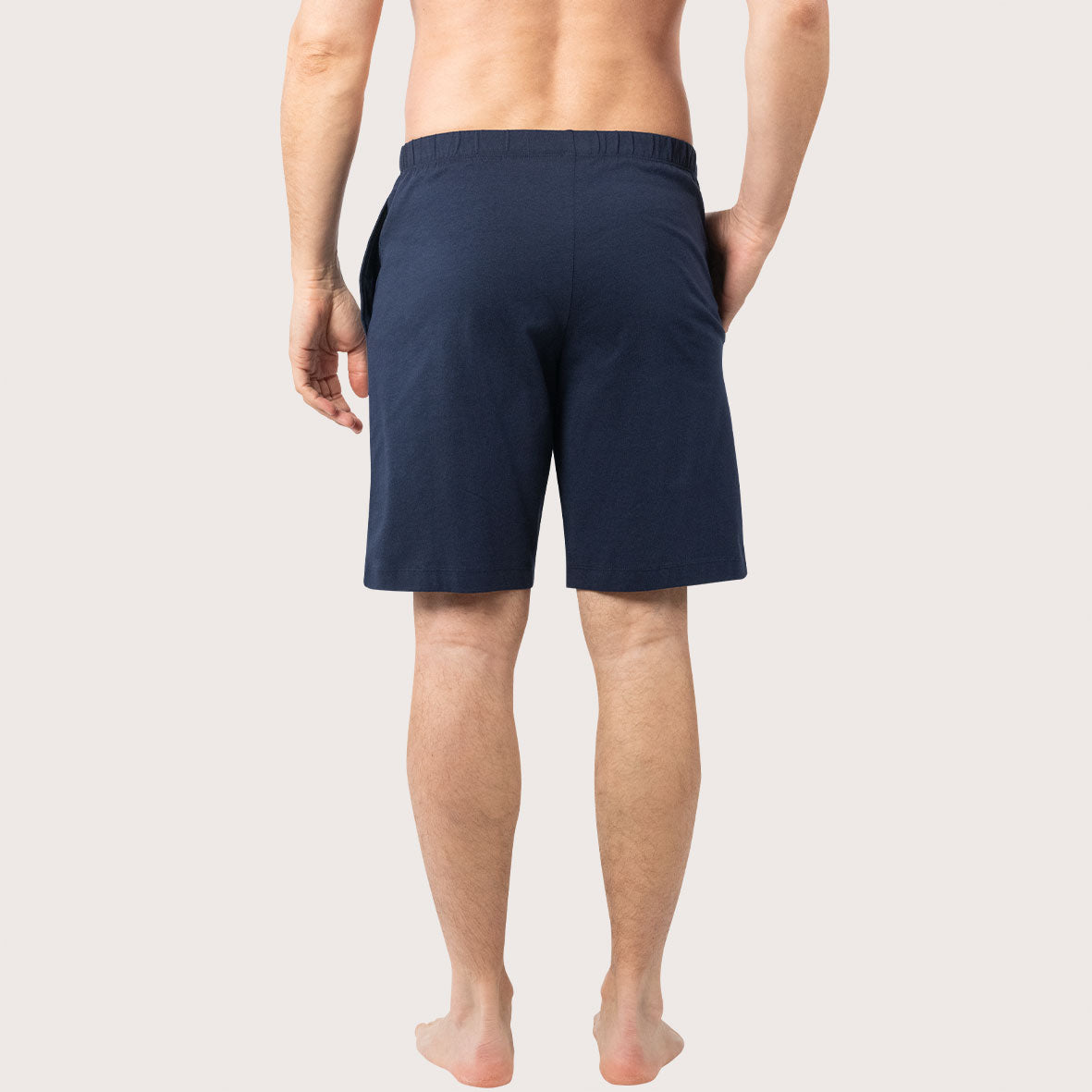 eminence-pyjama-court-ouvert-homme-business-short-marine image 5