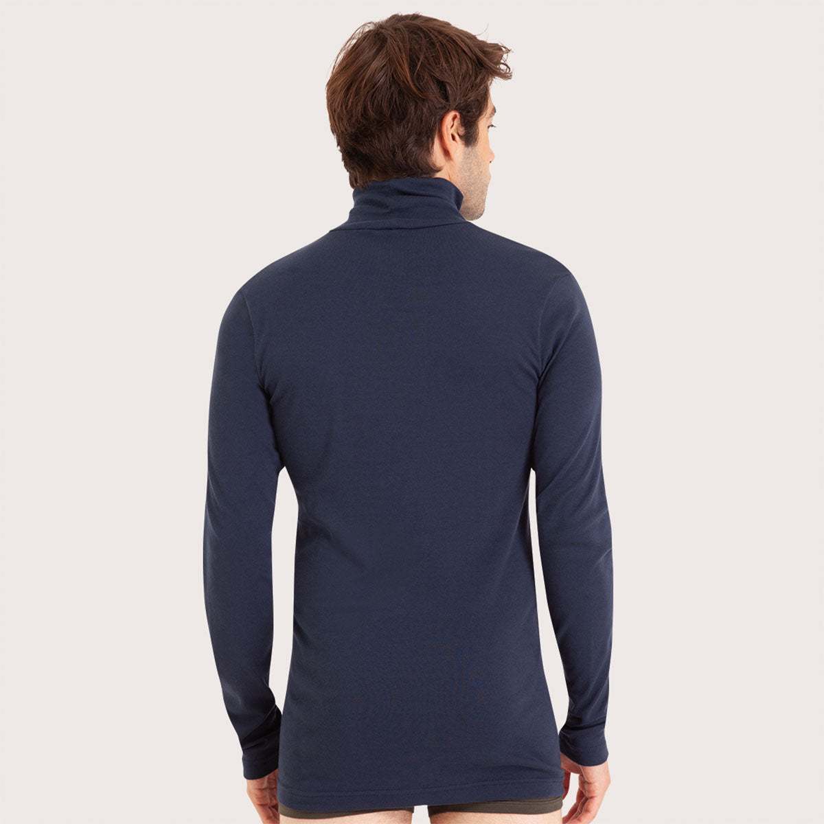 eminence-tee-shirt-col-roul-manches-longues-homme-pur-coton image 2
