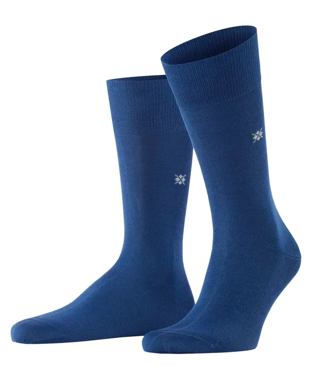 burlington-dublin-chaussettes-homme-coton-bio-opaque-losanges image 1