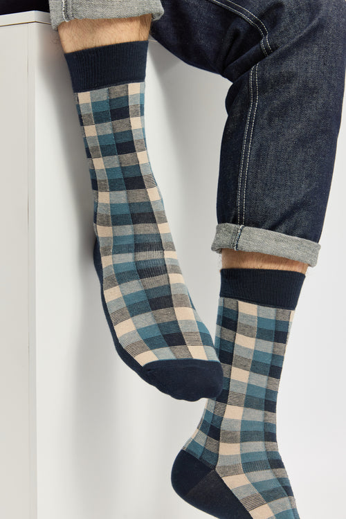 armor-lux-x-maison-broussaud-chaussettes-homme-carreaux image 4