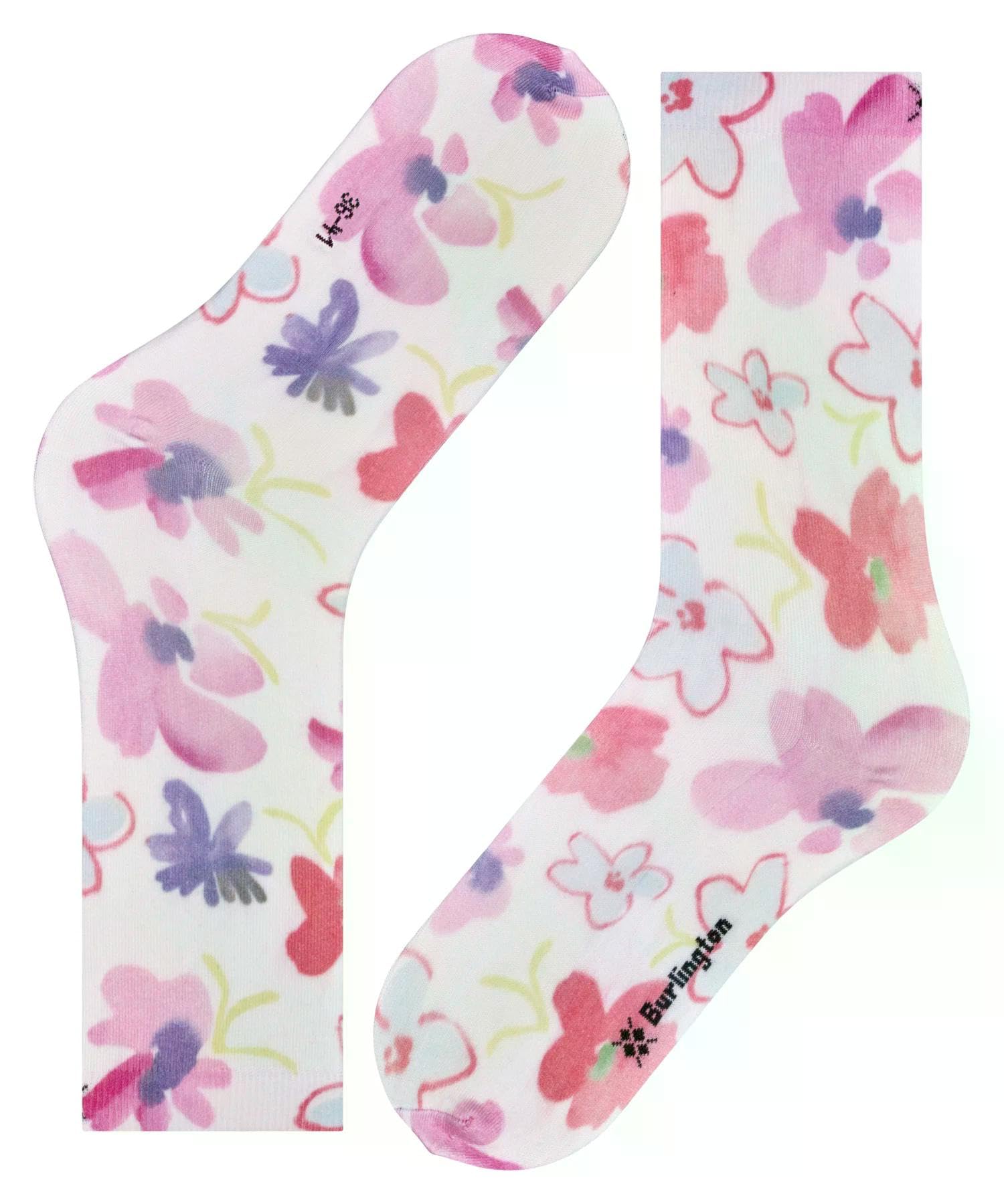 burlington-garden-bloom-chaussettes-femme-blanc-white-2008-36-41 image 6