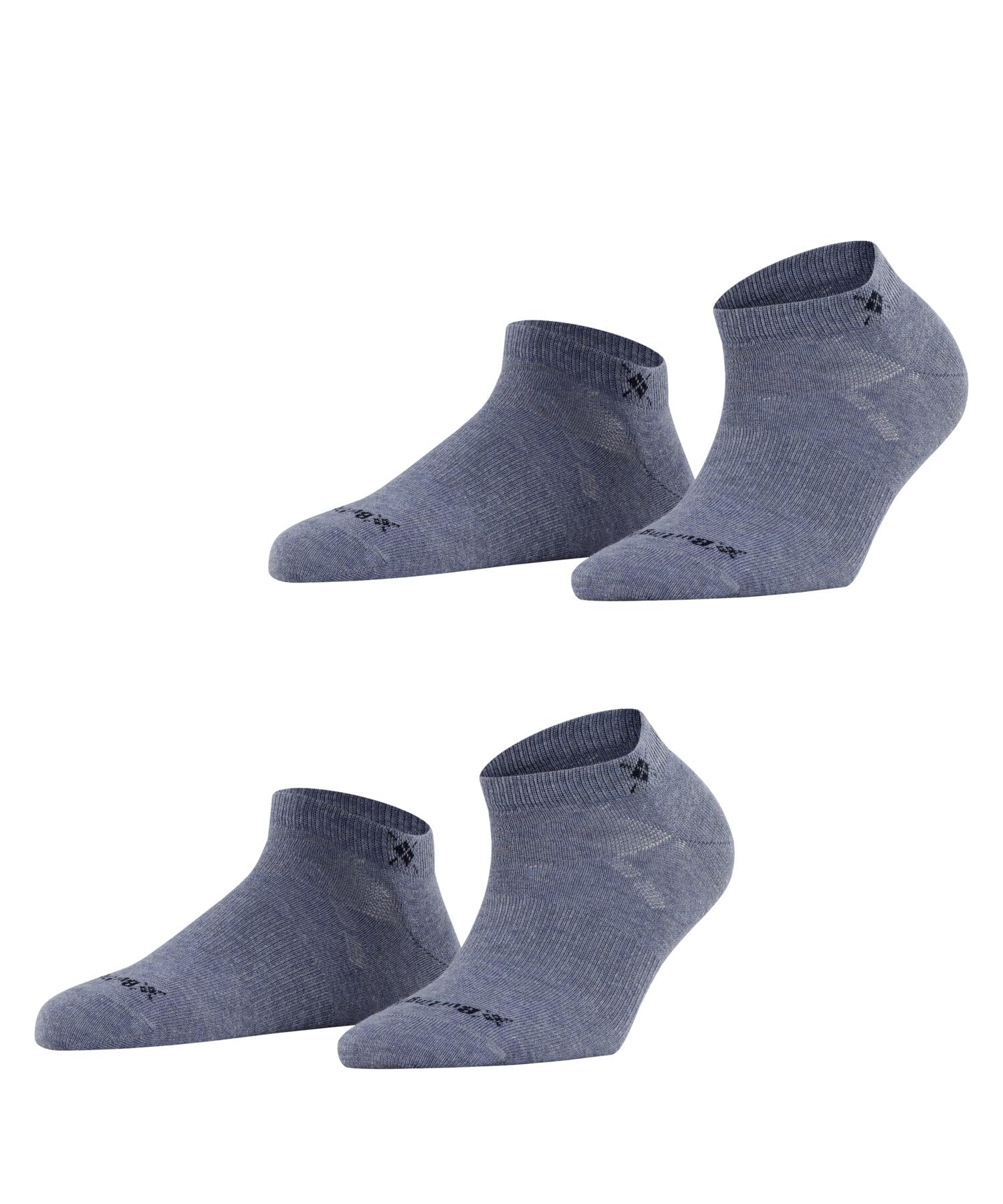 burlington-everyday-sneaker-chaussettes-basses-femme-coton-lot-2-paires-bleu-lig image 1