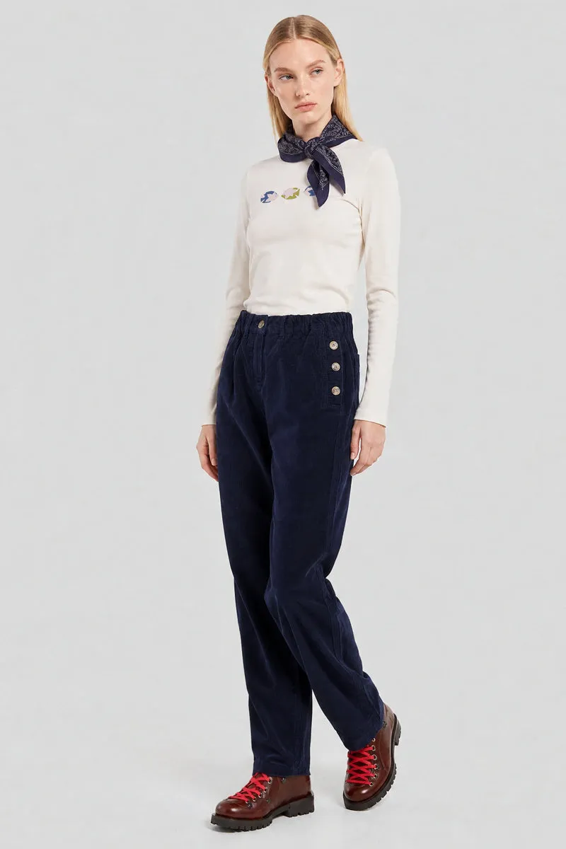armor-lux-pantalon-pont-velours-c-tel-coton-betterave image 1