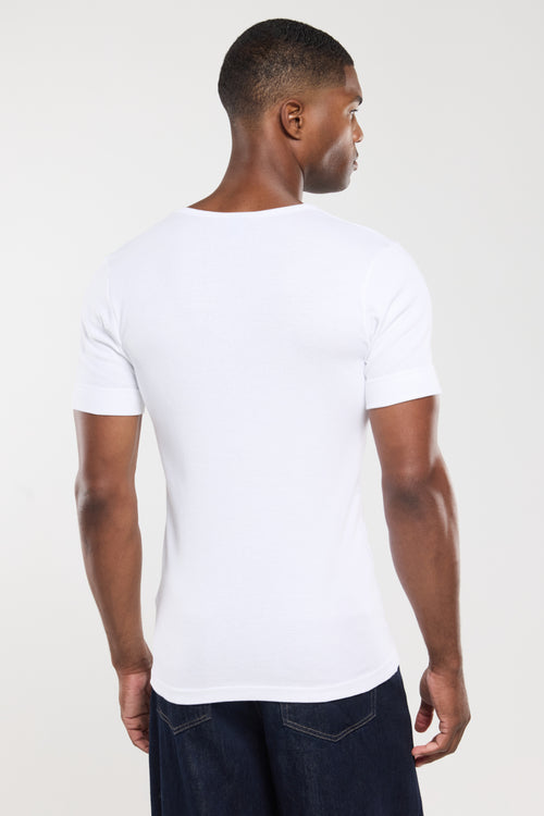 armor-lux-t-shirt-col-v-homme-coton-bio-maille-c-tel-e-slim-2 image 5