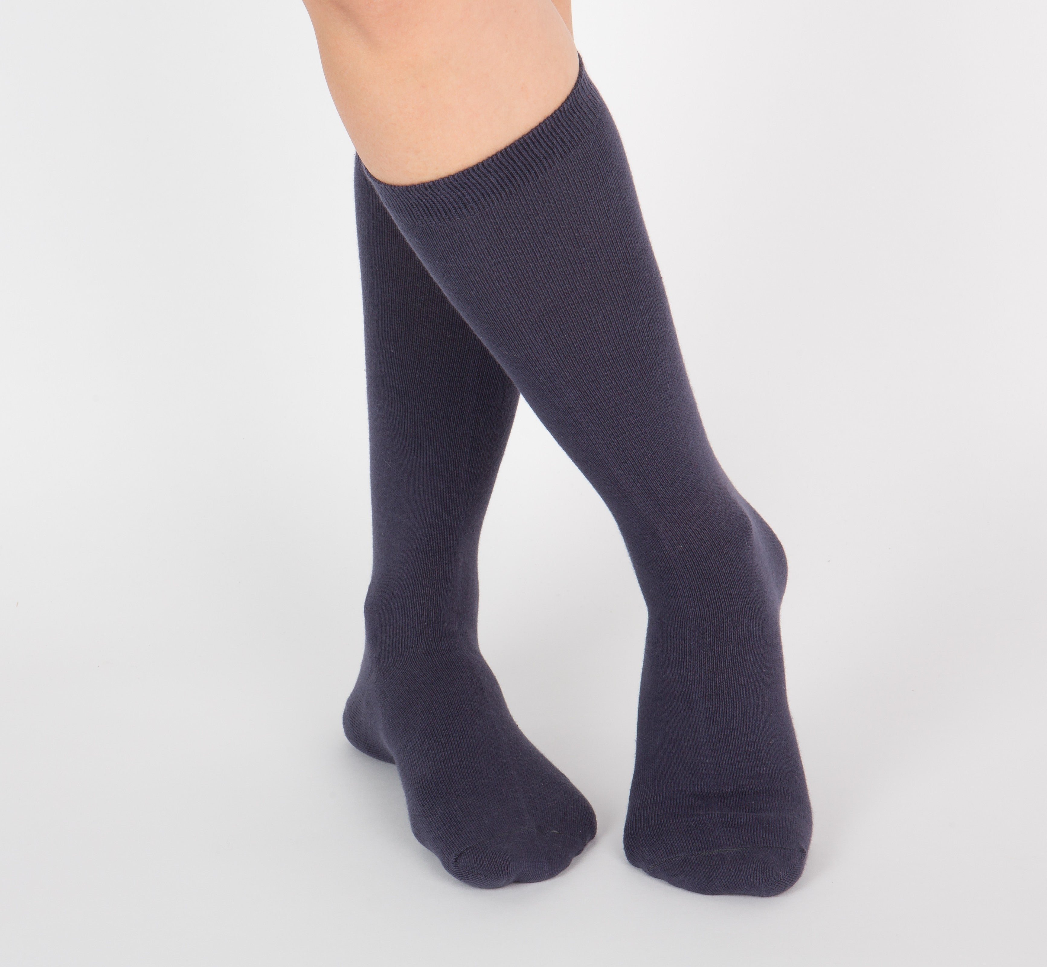archiduchesse-bleu-marine-chaussettes-de-ville-mi-hautes image 6