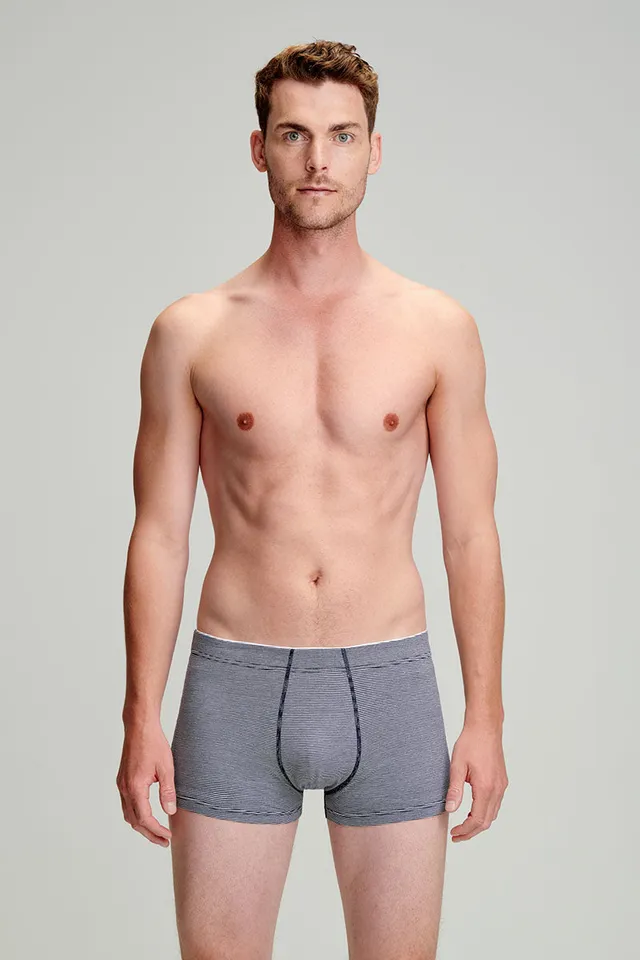 armor-lux-boxer-homme-fines-rayures-coton-bio-et-modal image 1