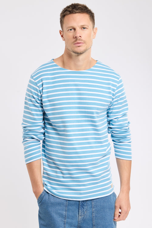 armor-lux-houat-marini-re-homme-ray-e-coton-pais image 2