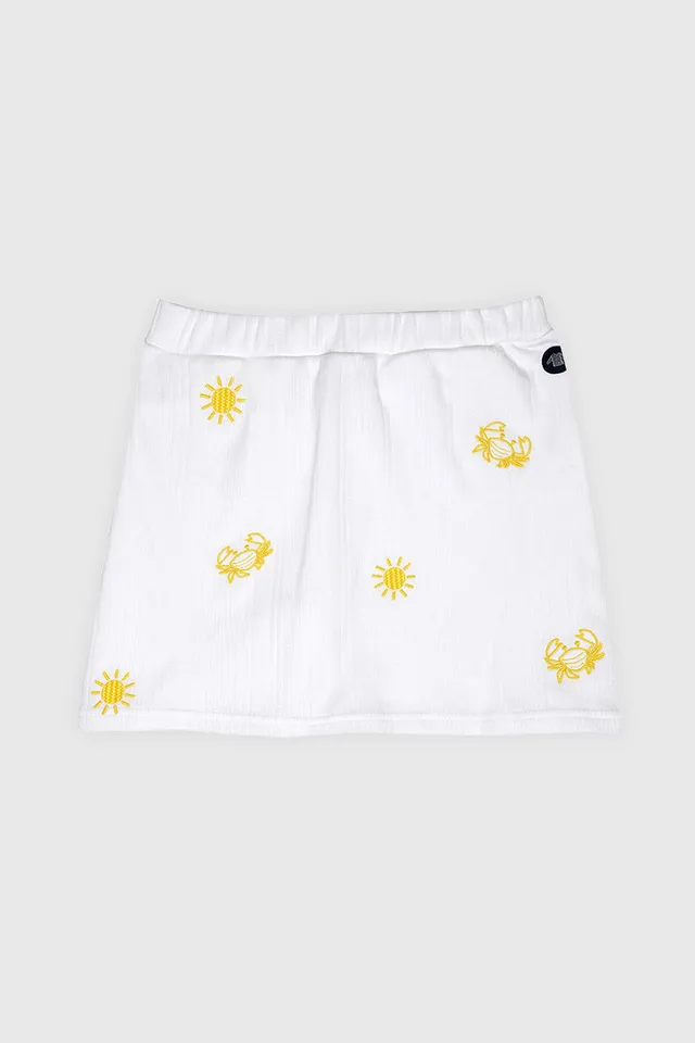 armor-lux-jupe-culotte-brod-e-enfant-coton-modal image 1