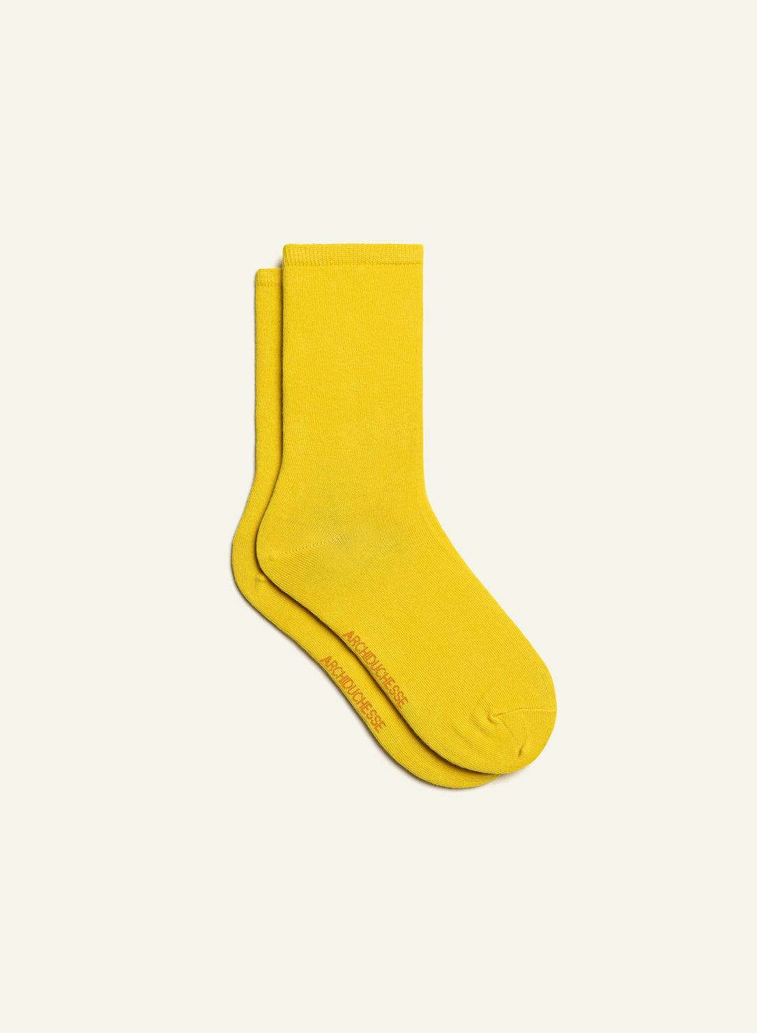 archiduchesse-courte-chaussettes-jaune-lemon image 2
