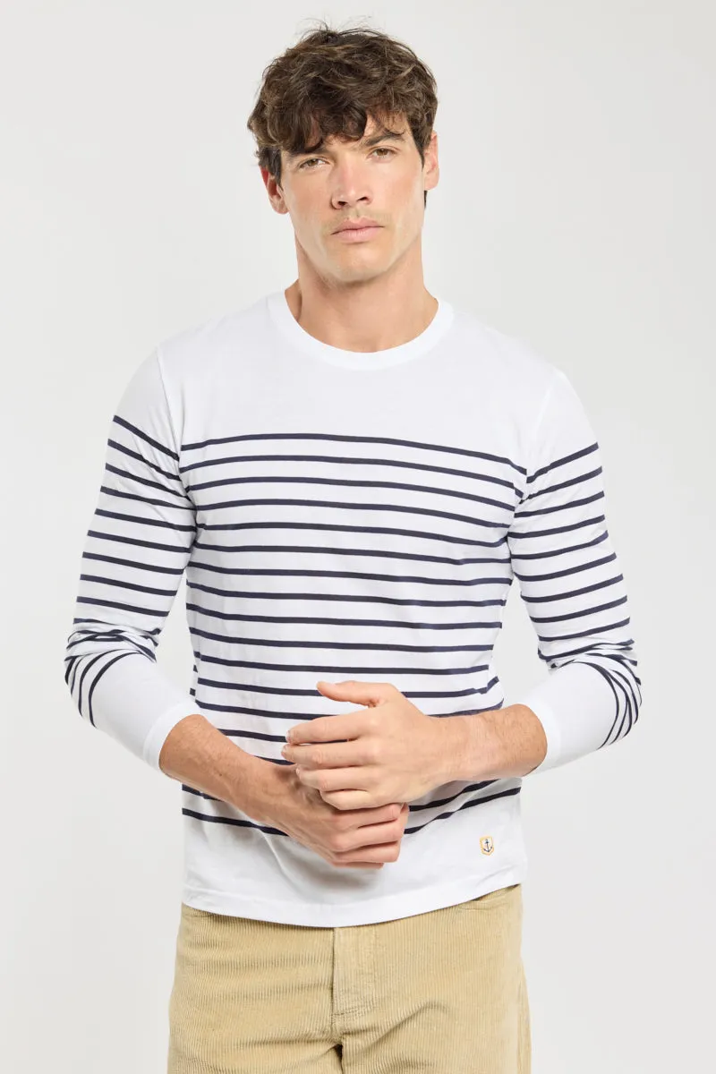 armor-lux-marini-re-homme-manches-longues-coton-l-ger-col-bateau image 1