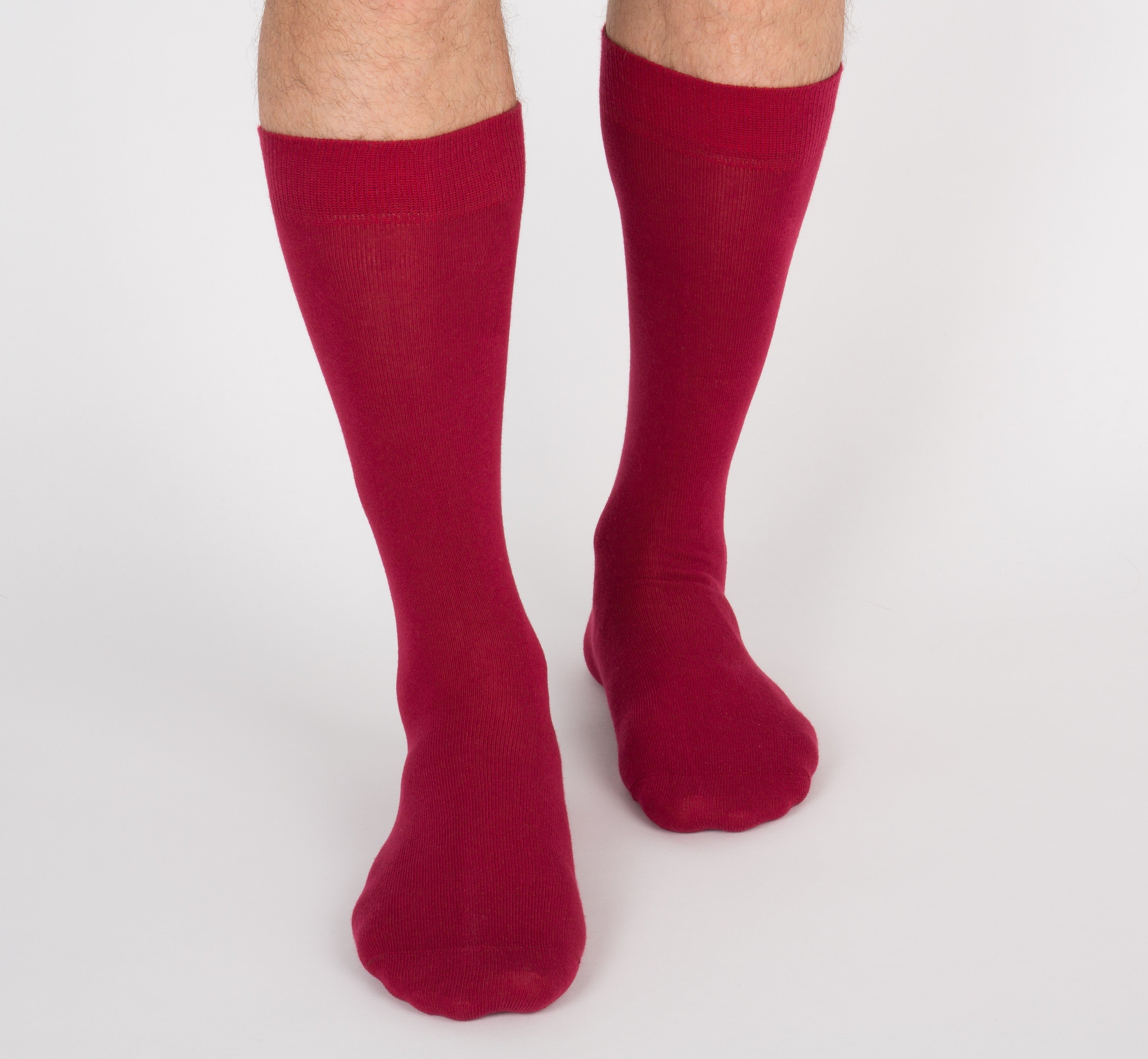 archiduchesse-de-ville-scarlett-o-lala-chaussettes-mi-hautes-coton-rouge image 7
