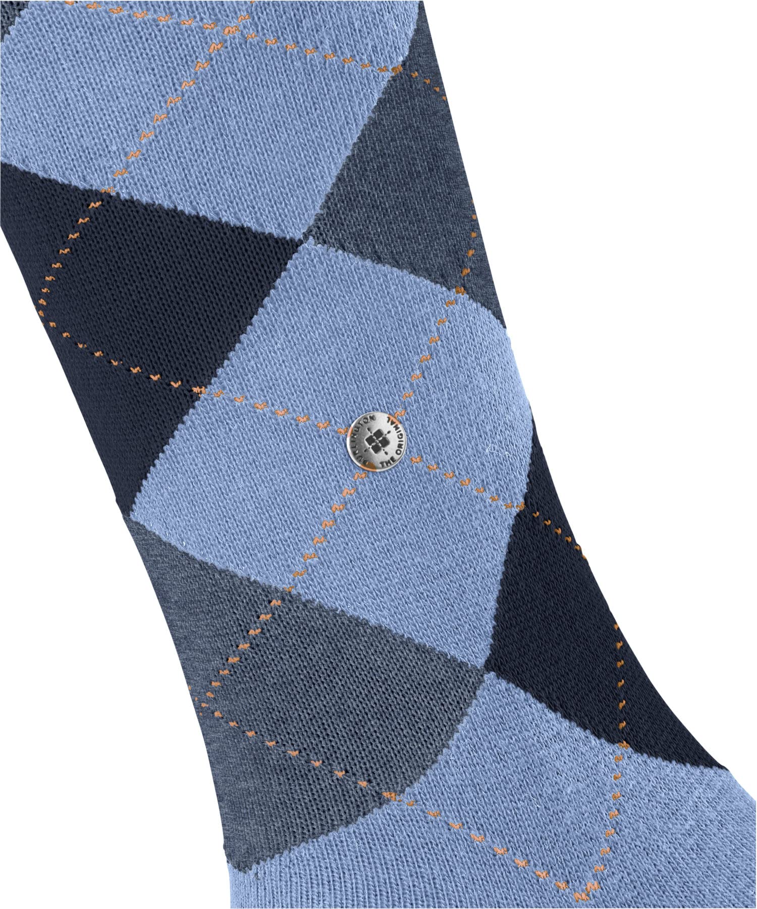 burlington-queen-chaussettes-longues-femme-coton-bleu-light-blue-36-41 image 6
