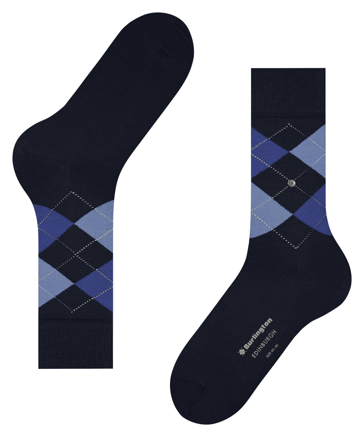 burlington-edinburgh-m-chaussettes-homme-laine-fantaisie-bleu-marine-6120-46-50 image 5