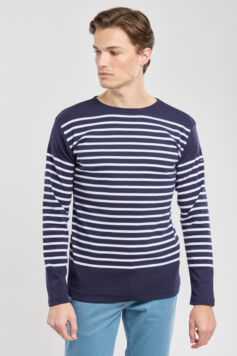armor-lux-marini-re-amiral-homme-coton-pais-col-bateau-marine image 3