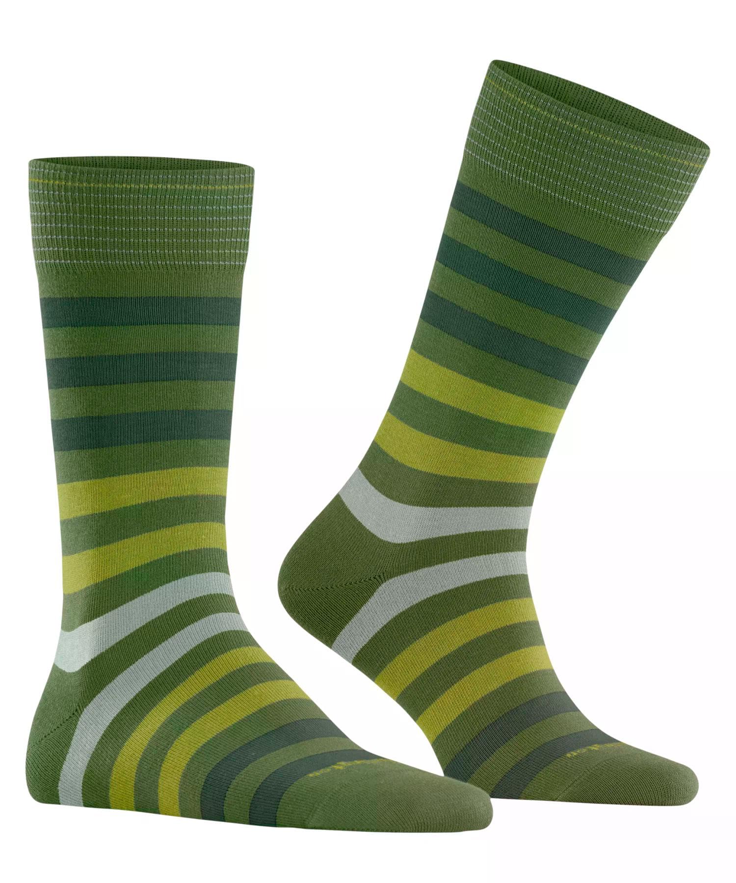 burlington-blackpool-chaussettes-homme-en-coton-vert-forest-7657-40-46 image 4