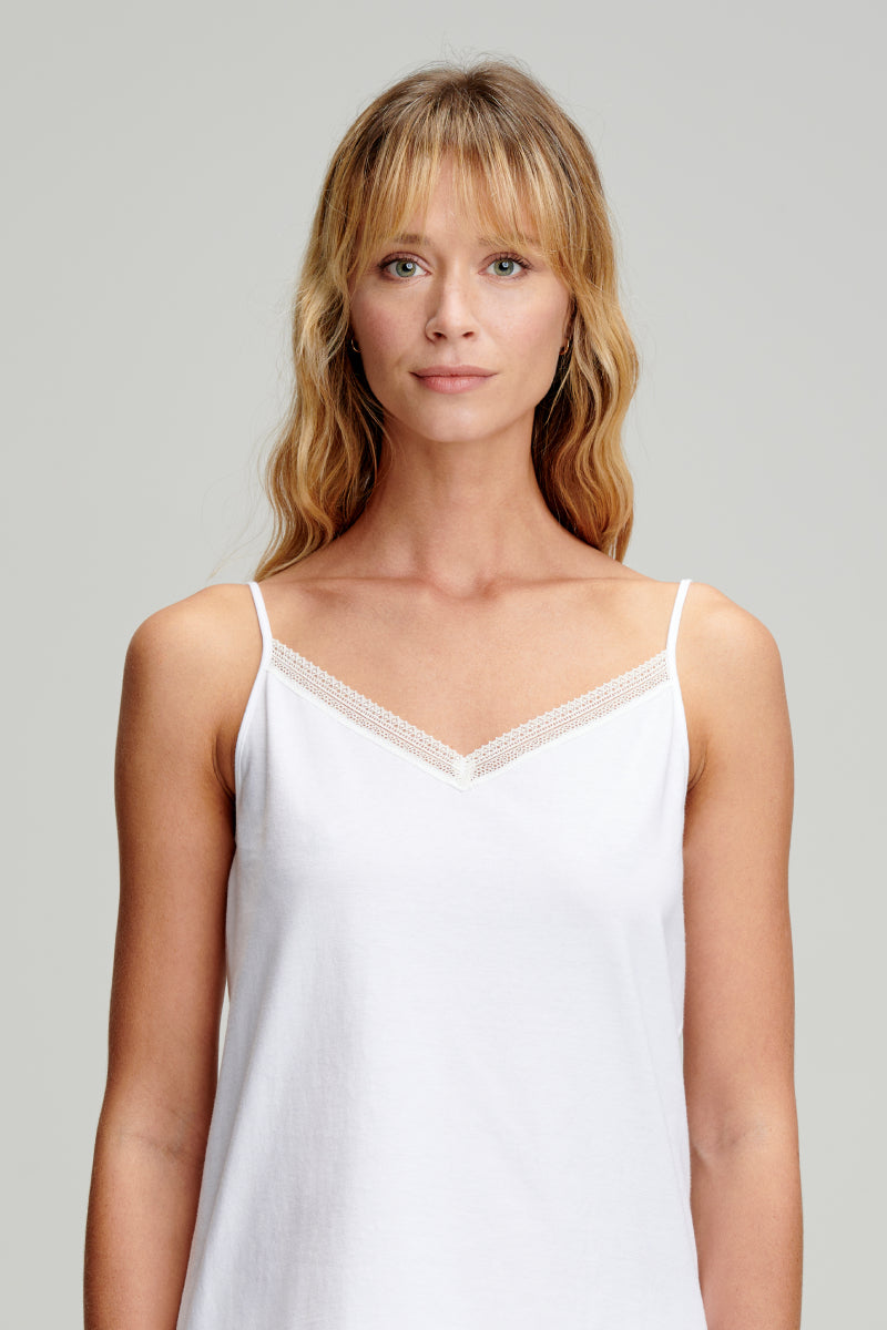 armor-lux-caraco-femme-col-v-dentelle-coton-bio-2 image 2