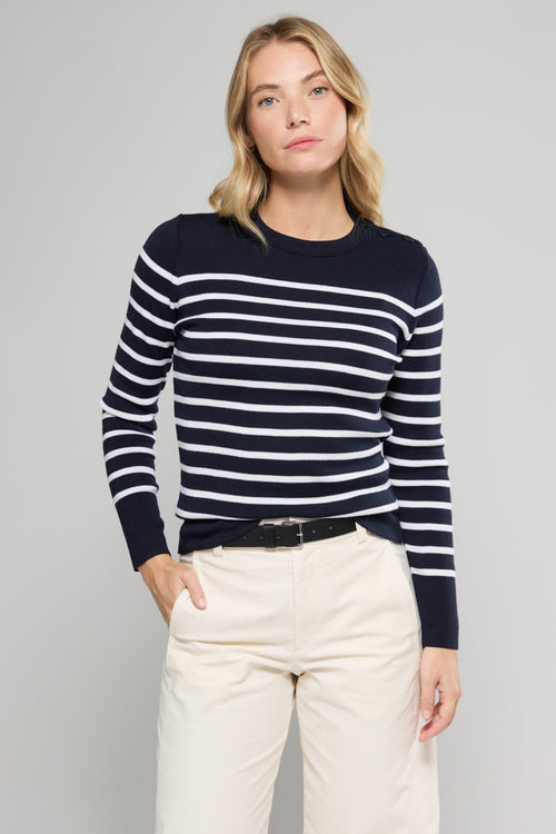 armor-lux-briac-pull-marin-ray-femme-100-laine-m-rinos-6 image 2