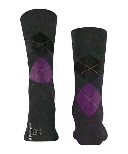 burlington-king-chaussettes-homme-coton-gris-oil-3986-40-46 image 7