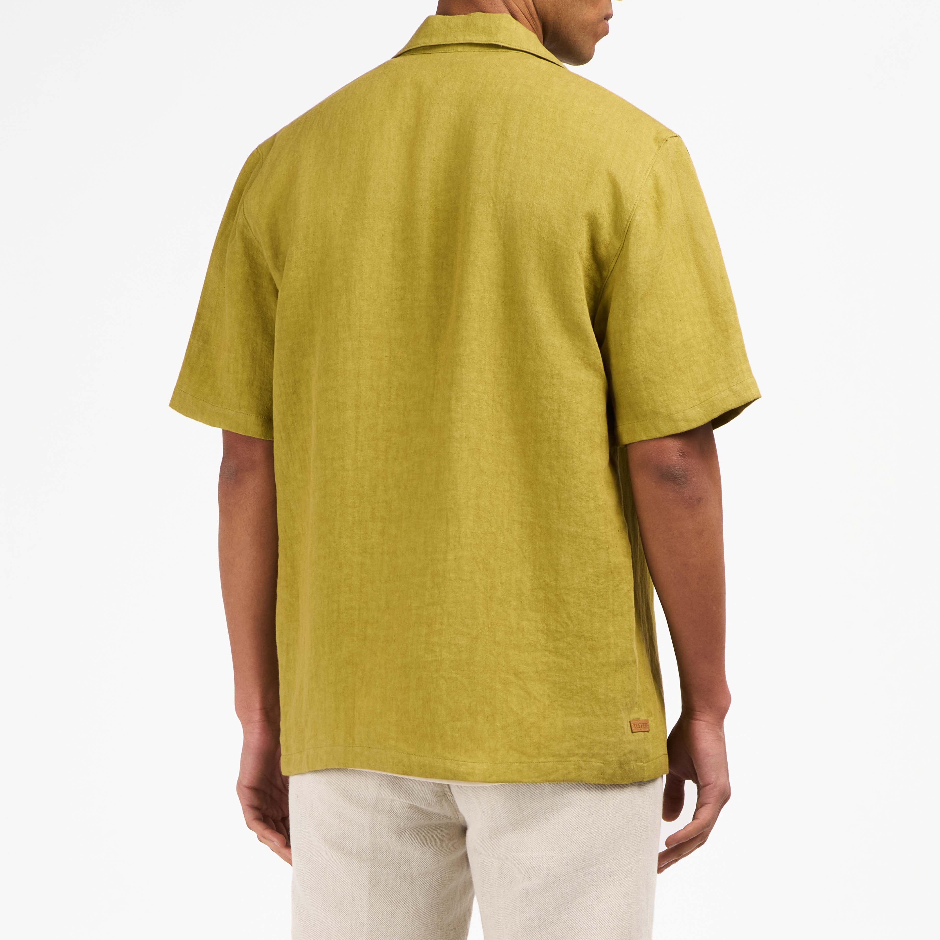 atelier-tuffery-chemisette-anduze-homme-lin-olive-droite image 5