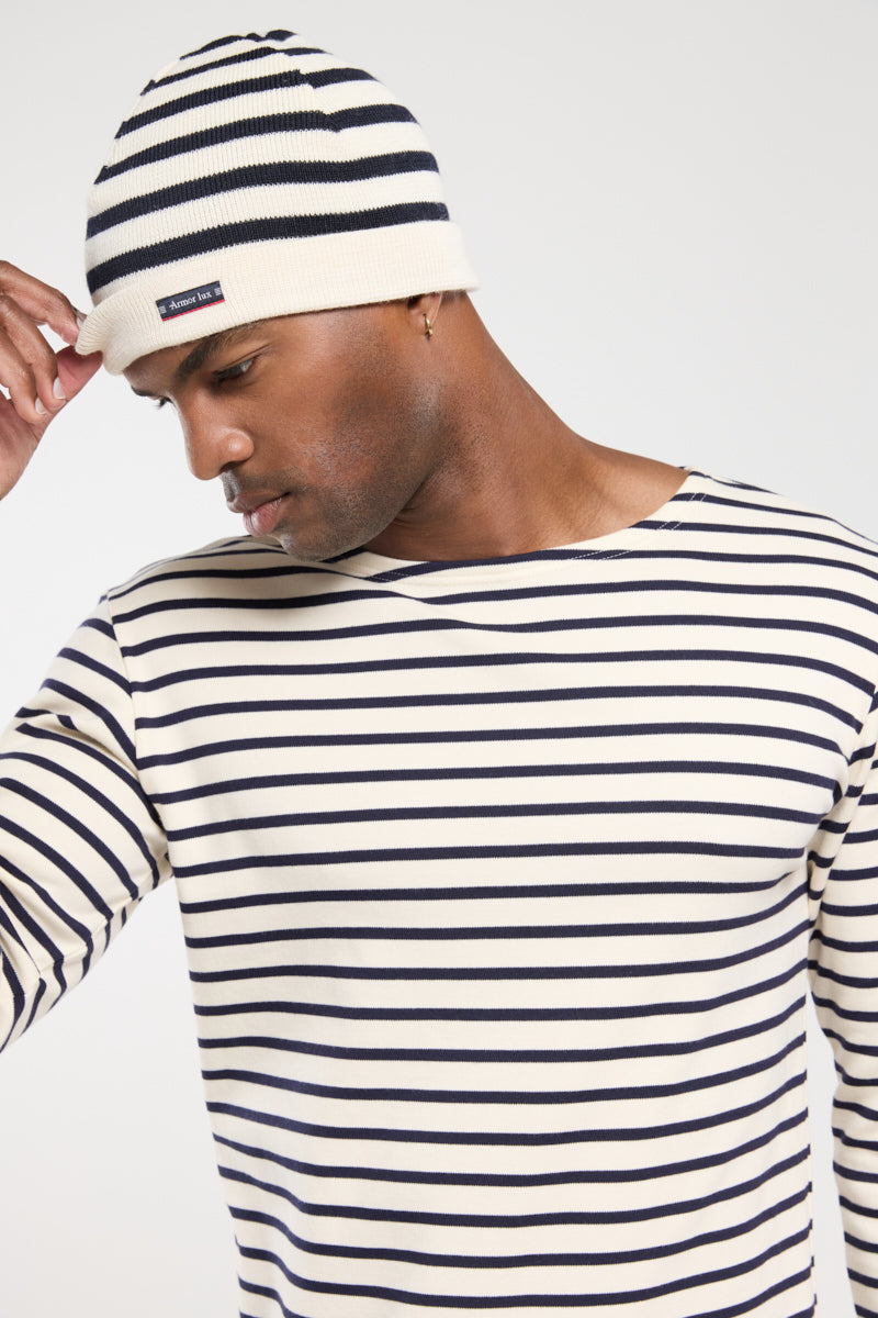 armor-lux-marini-re-homme-coton-pais-260g-m-col-bateau image 2