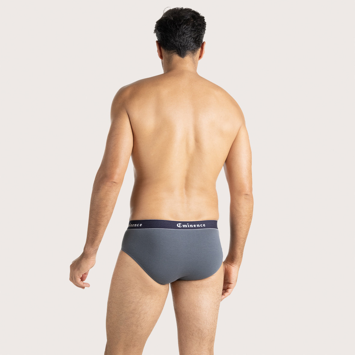 eminence-daily-lot-de-3-slips-homme-fait-en-france-anthracite-noir-kaki image 3