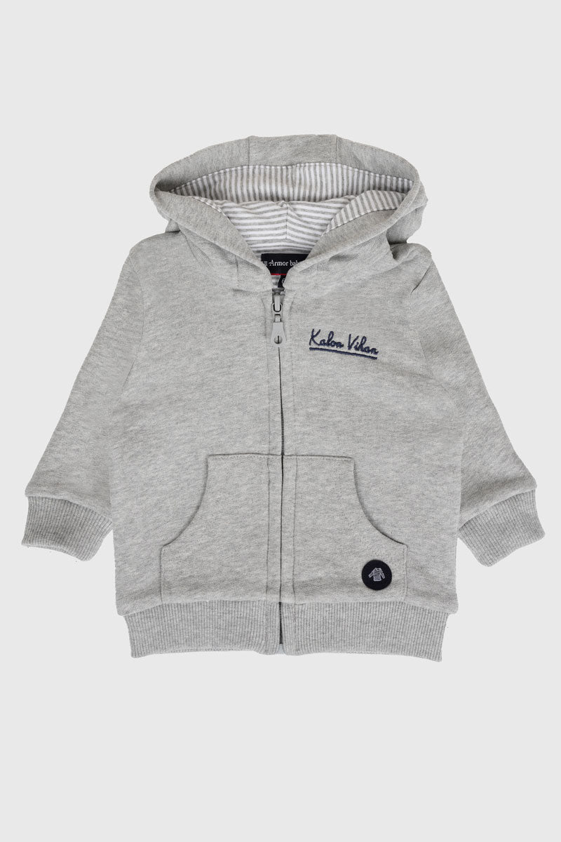 armor-lux-sweat-zipp-baby-capuche-100-coton-kalon-vihan image 1