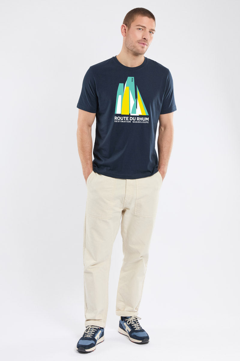 armor-lux-t-shirt-homme-route-du-rhum-guadeloupe-coton image 3