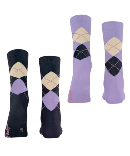 burlington-everyday-argyle-chaussettes-femme-36-41-violet-plum image 7