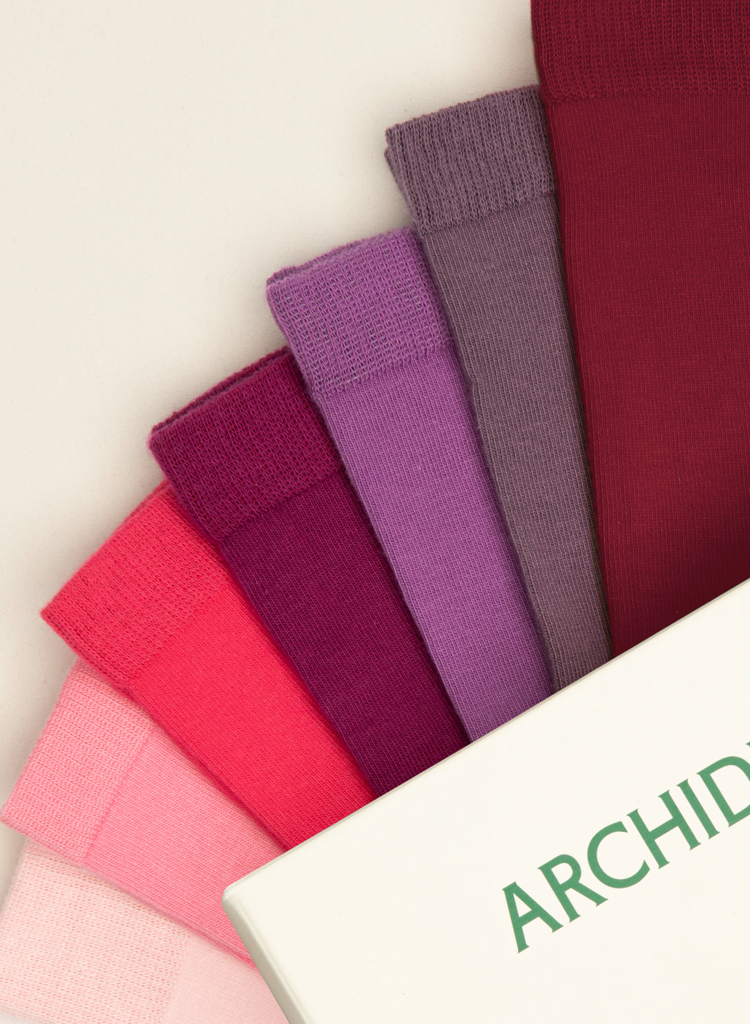 archiduchesse-semainier-rose-bonbon-chaussettes-mi-hautes-coton image 3