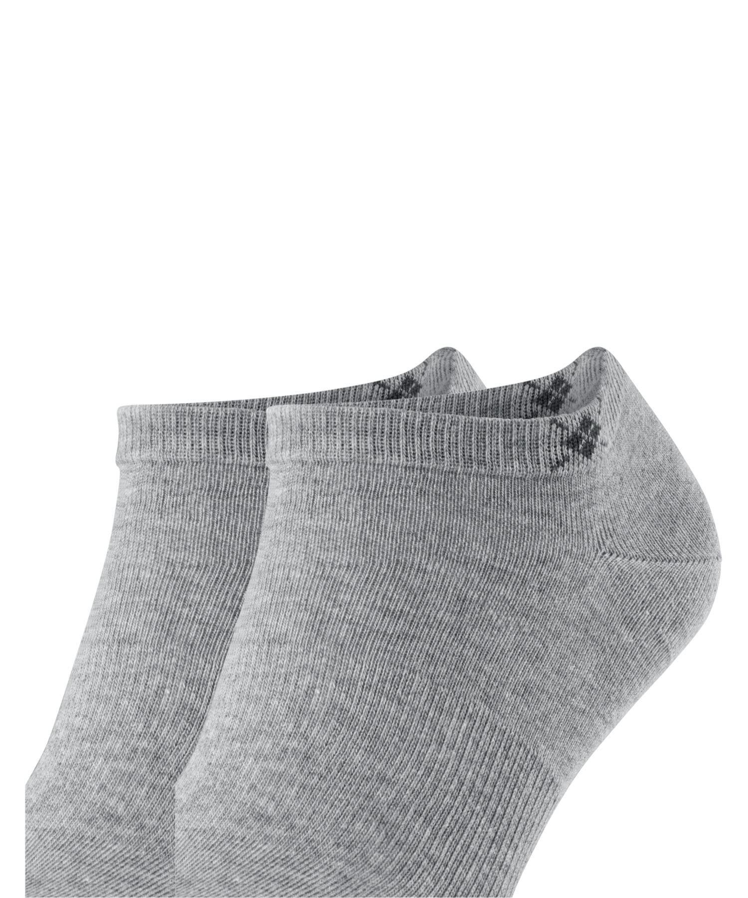 burlington-everyday-sneaker-lot-de-2-paires-chaussettes-basses-homme-coton-gris image 6