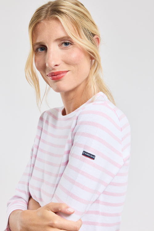 armor-lux-marini-re-h-ritage-manches-3-4-coton-rustique-femme-2 image 4