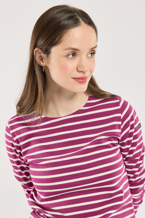 armor-lux-lesconil-marini-re-femme-manches-longues-coton-pais-6 image 2