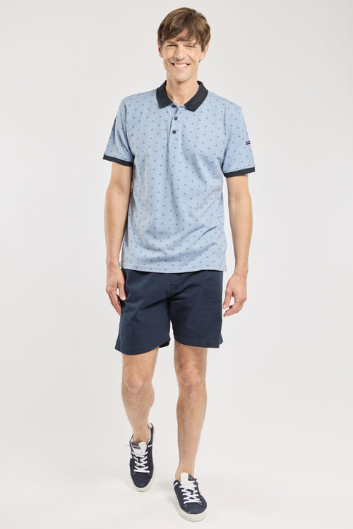 armor-lux-polo-homme-manches-courtes-motif-ancre-piqu-coton image 4