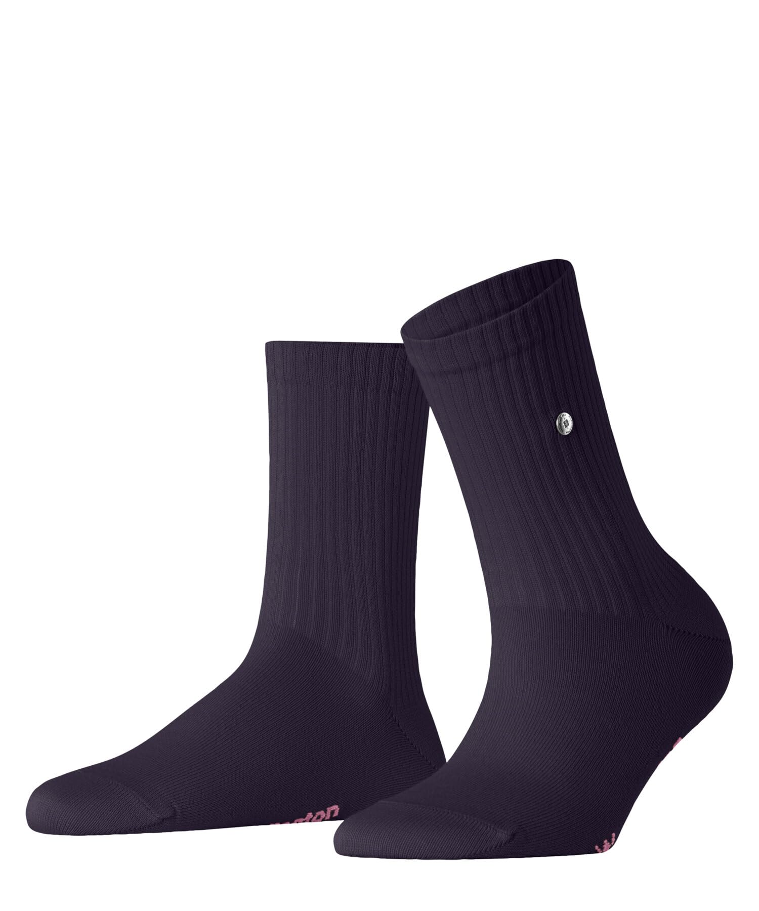 burlington-fleet-street-chaussettes-femme-rouge-wineberry-8761-36-41-coton-uni image 1