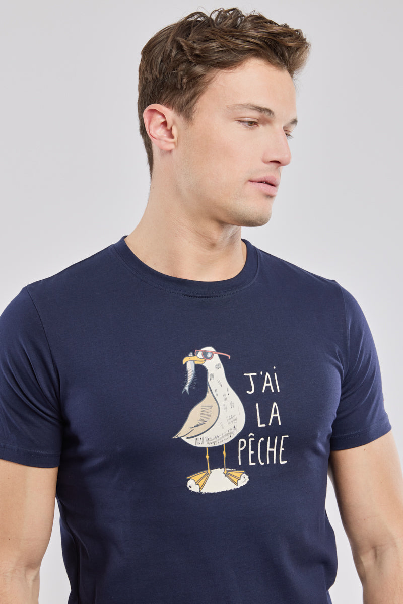 armor-lux-h-ritage-t-shirt-homme-j-ai-la-p-che-coton-l-ger-160g image 2