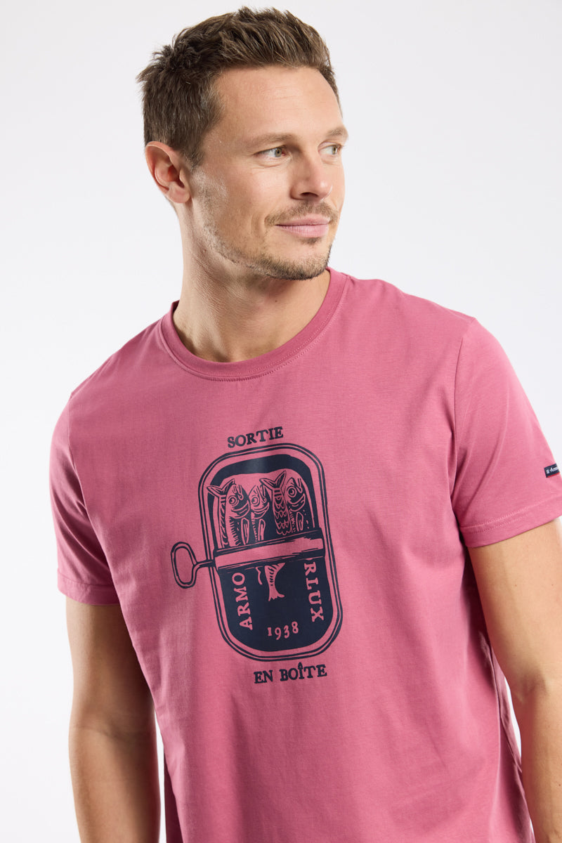 armor-lux-t-shirt-s-rigraphi-coton-homme-manches-courtes image 2