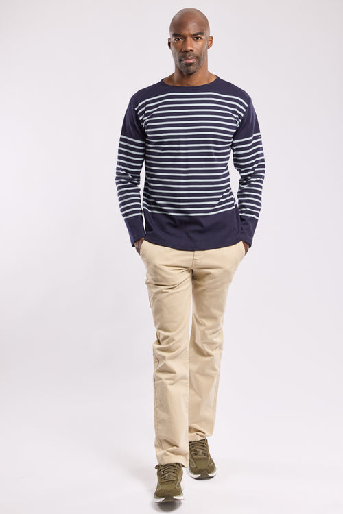 armor-lux-marini-re-homme-coton-pais-col-bateau-amiral image 3