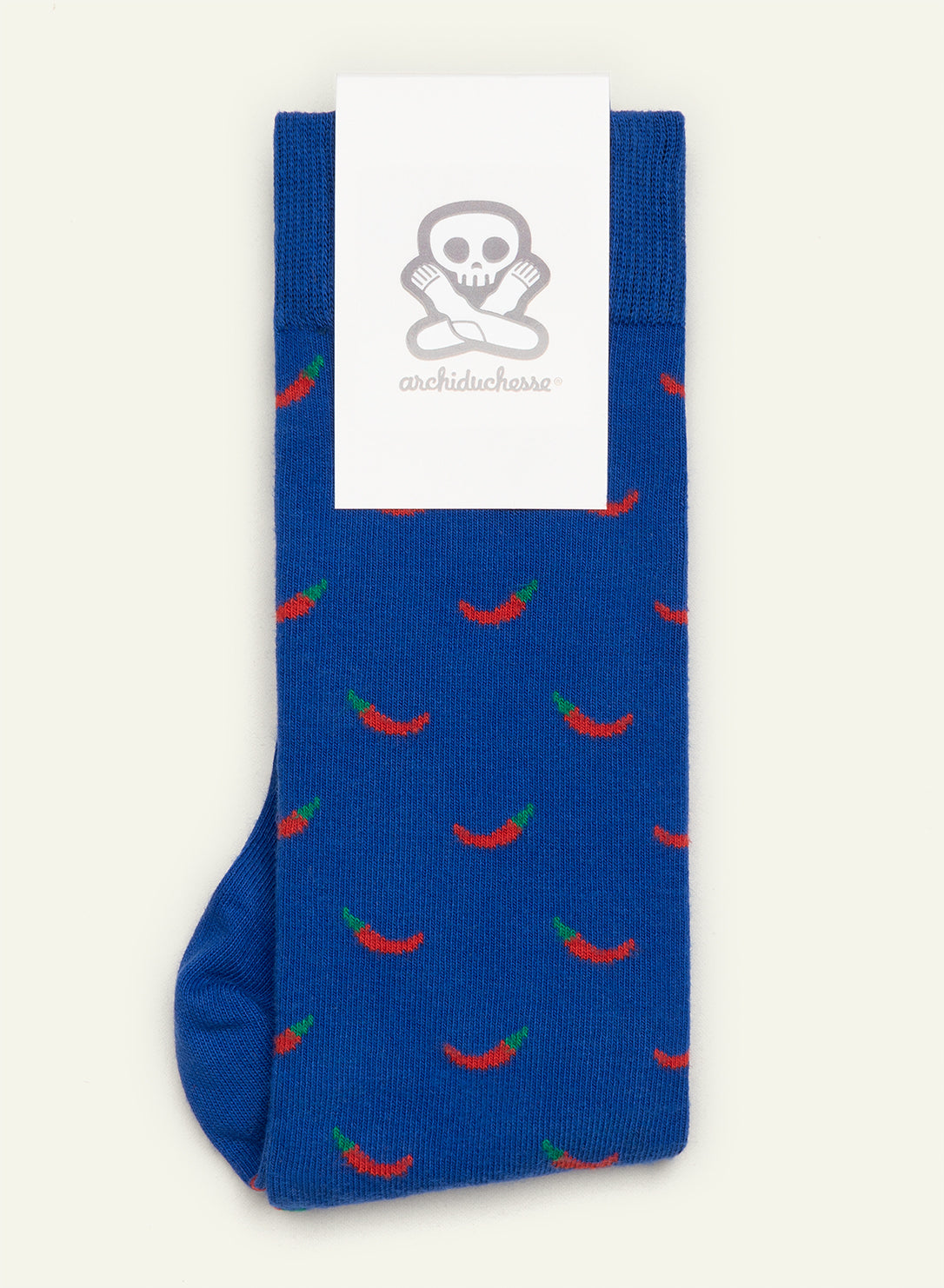 archiduchesse-archi-piquant-bleu-chaussettes-haute-fantaisie-piment-coton image 3