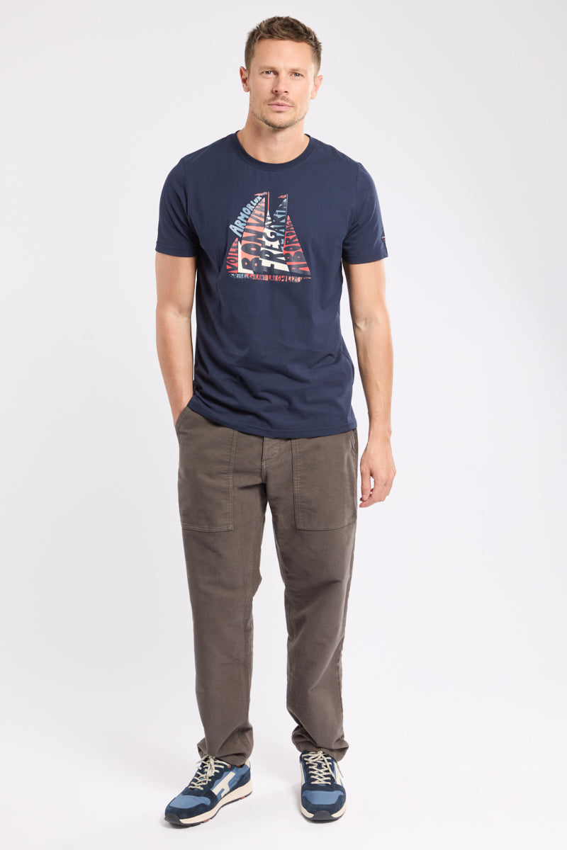 armor-lux-t-shirt-h-ritage-homme-coton-l-ger-voiliers image 3