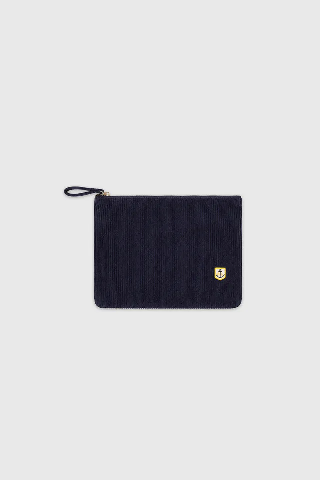 armor-lux-pochette-en-velours-coton-26-x-16-x-9-cm image 1