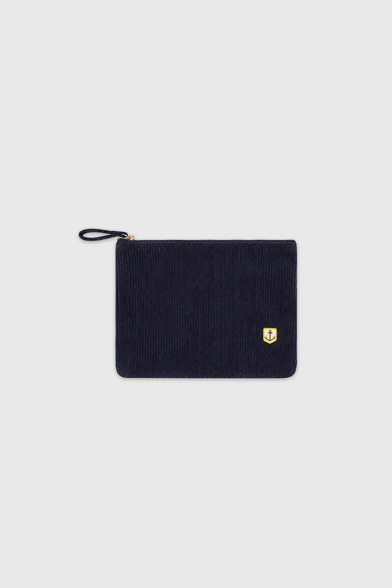 armor-lux-pochette-en-velours-coton-26-x-16-x-9-cm image 1