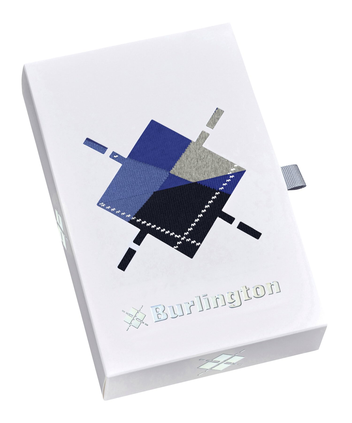 burlington-basic-gift-box-chaussettes-homme-coton-x2-bleu-mix-40-46 image 2