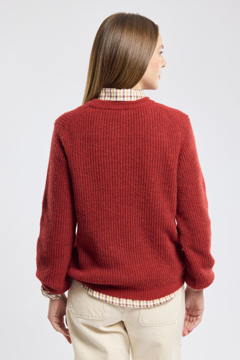 armor-lux-pull-col-rond-femme-alpaga-et-laine-fouesnant image 4